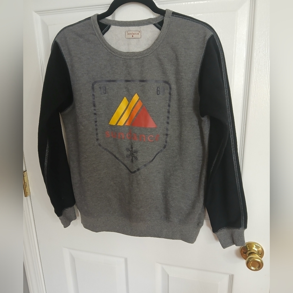 Sundance Sweatshirt Gray Womans Size S Ski Winter Outdoor Cozy